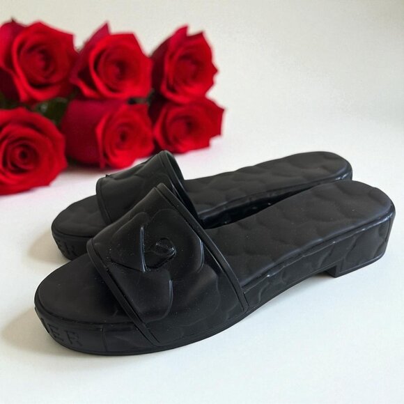 VALENTINO GARAVANI Black Atelier 40 Rose Sandals Size 41 / US 11 - Picture 1 of 10